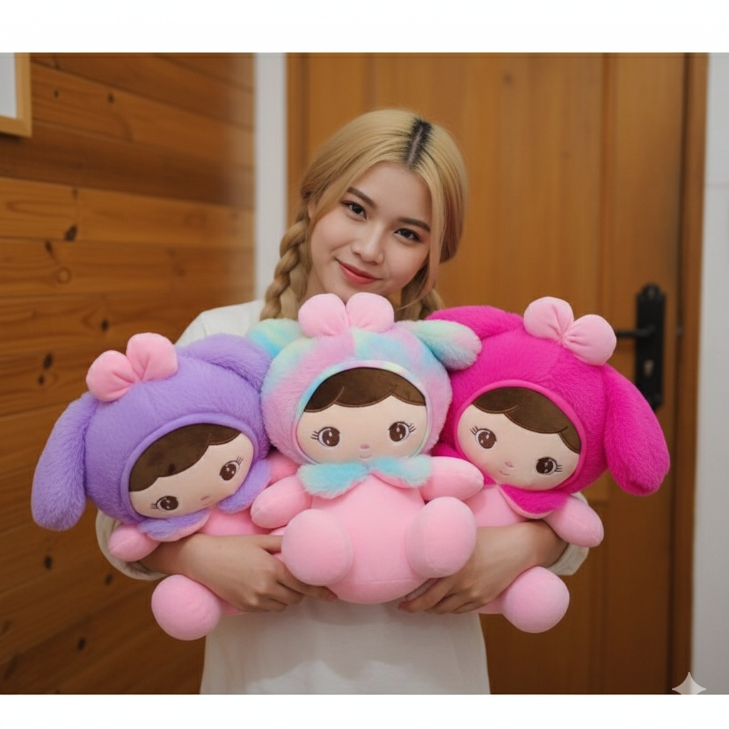 Boneka Melody Lucu - Baby Doll lucu 30cm, Boneka Lembut Untuk Anak & Dewasa, Hadiah Valentine, Kado 