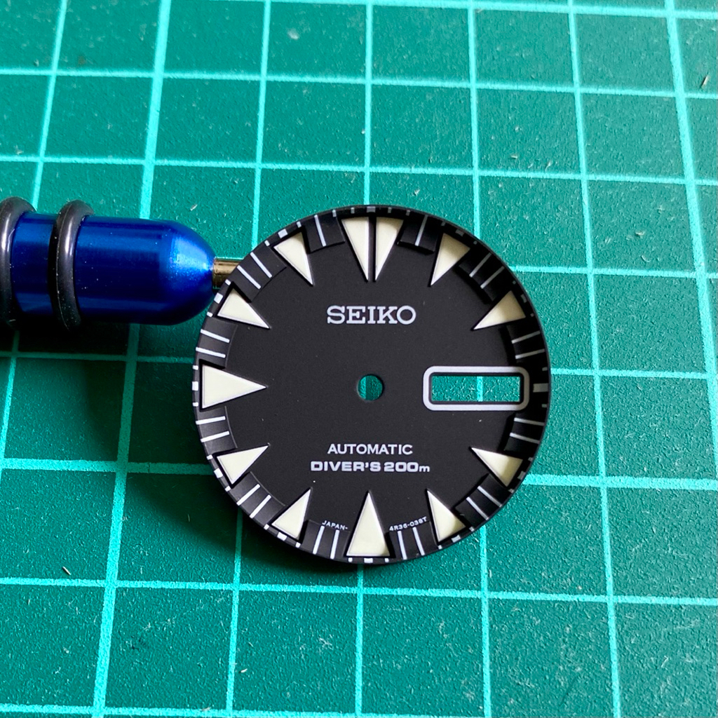 seiko monster dial black srp315 srp581 srp455 superlume 28.5