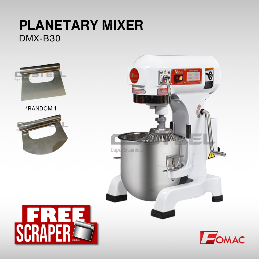 Planetary Mixer DMX-B30 FOMAC / Mixer Fomac 30 Liter DMX B30