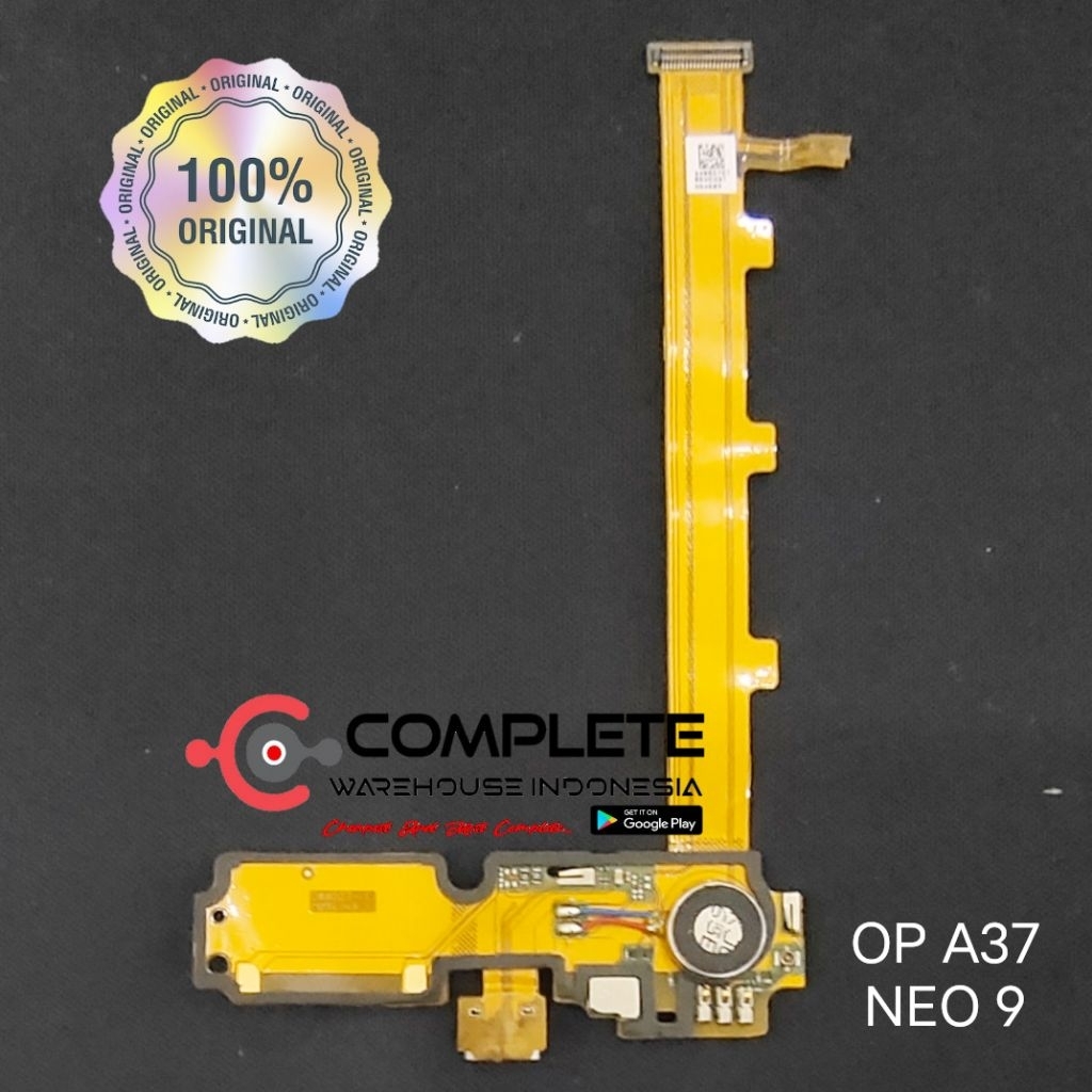 FLEXIBLE BOARD CAS OPPO A37 / NEO 9 / KONEKTOR CAS OPPO A37 / NEO 9 / PCB BOARD CHARGER OPPO A37 / N