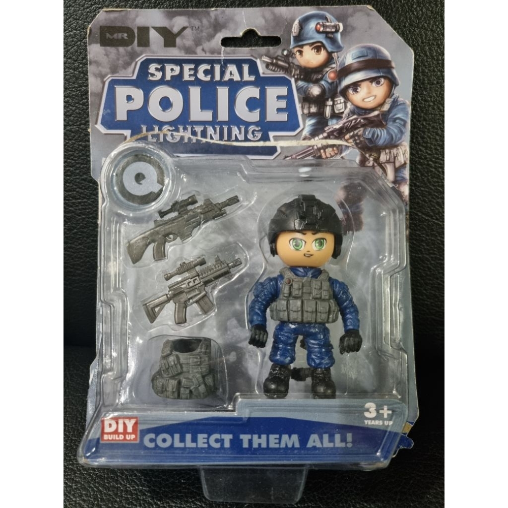 ok MR DIY - Special Police Lightning - policeman - mainan army polisi
