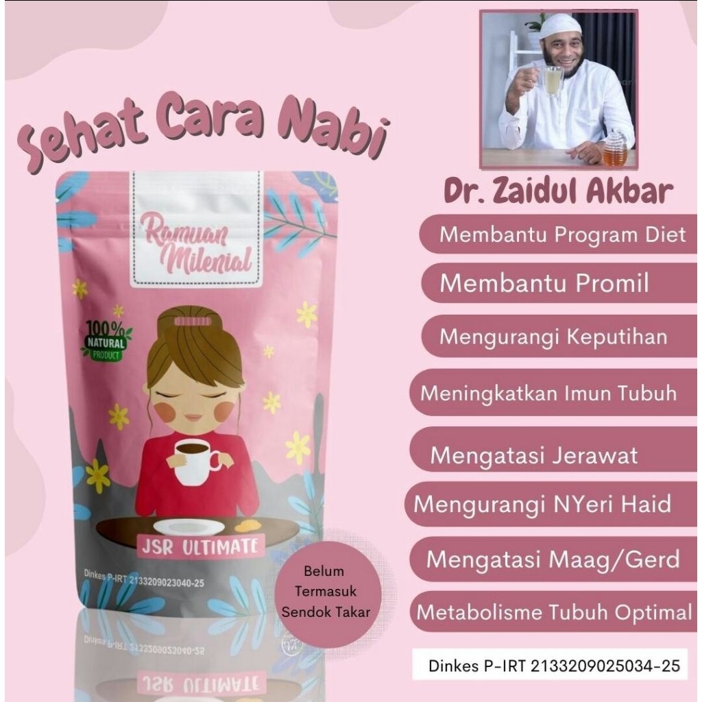Dr. ZAIDUL AKBAR • MILENIAL JSR ULTIMATE • PROMIL MAAG GERD DIET JERAWAT HAID TIDAK TERATUR MENYEHAT