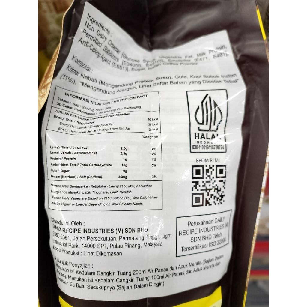 Penang White Coffee – Kopi Putih