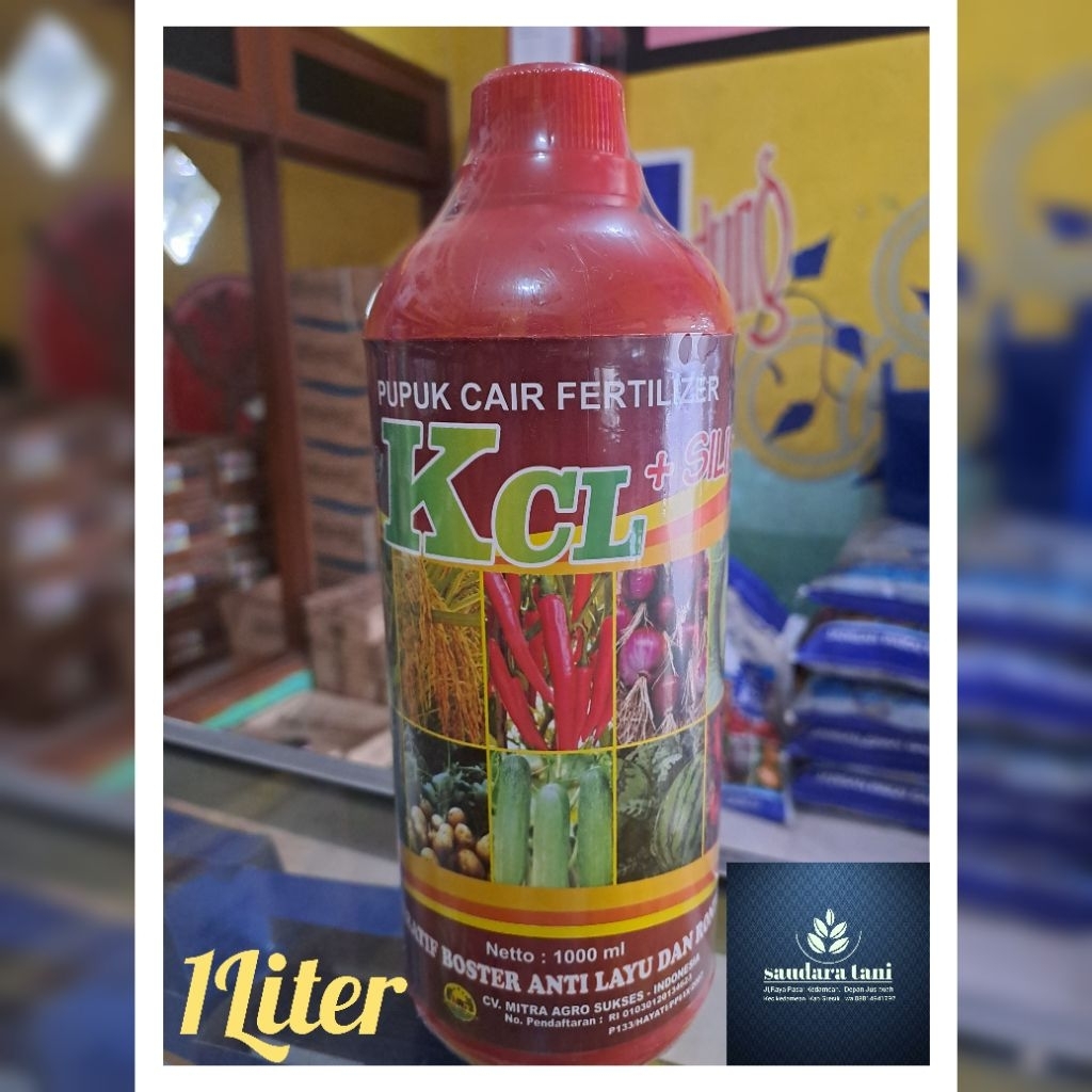 Pupuk Cair Bio Kcl + Silika Anti Layu Dan Rontok Kemasan 1Liter