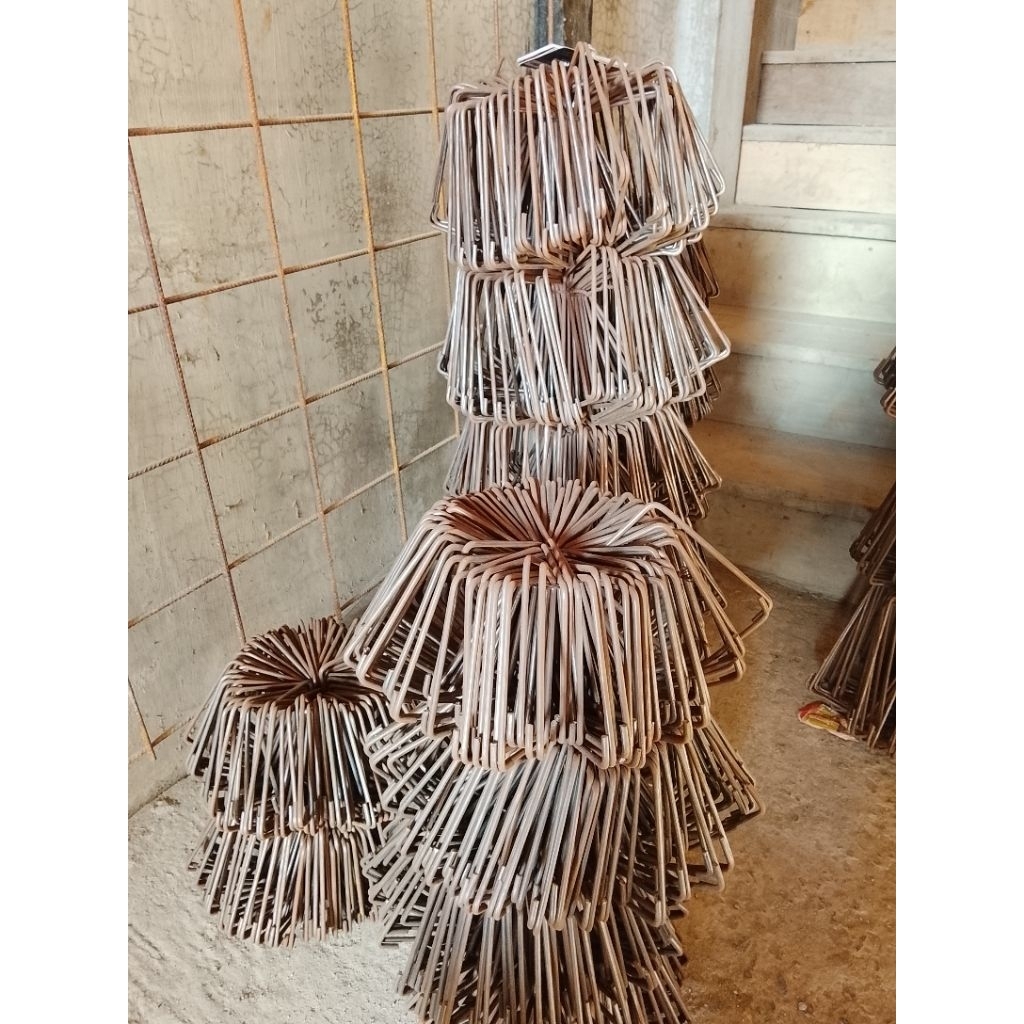 Ring Besi/ Cincin Besi Behel untuk Tiang Besi Bangunan Ukuran 6x10 /8x12/ 8x15 /10x15 /10x20 Satuan