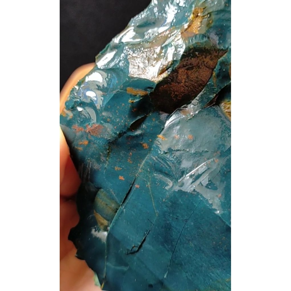 6,5 Ons - 2 Pcs - Batu NOGOSUI Hijau Tosca - Klasik Multi warna - Bodyglass Murah