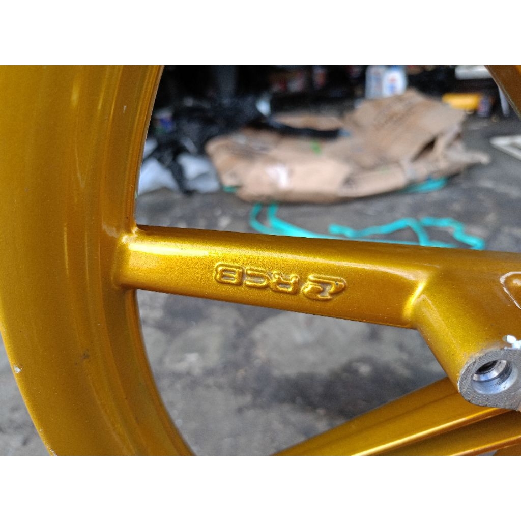 Velg RCB satria FU 150 palang 10 (bekas seperti baru)