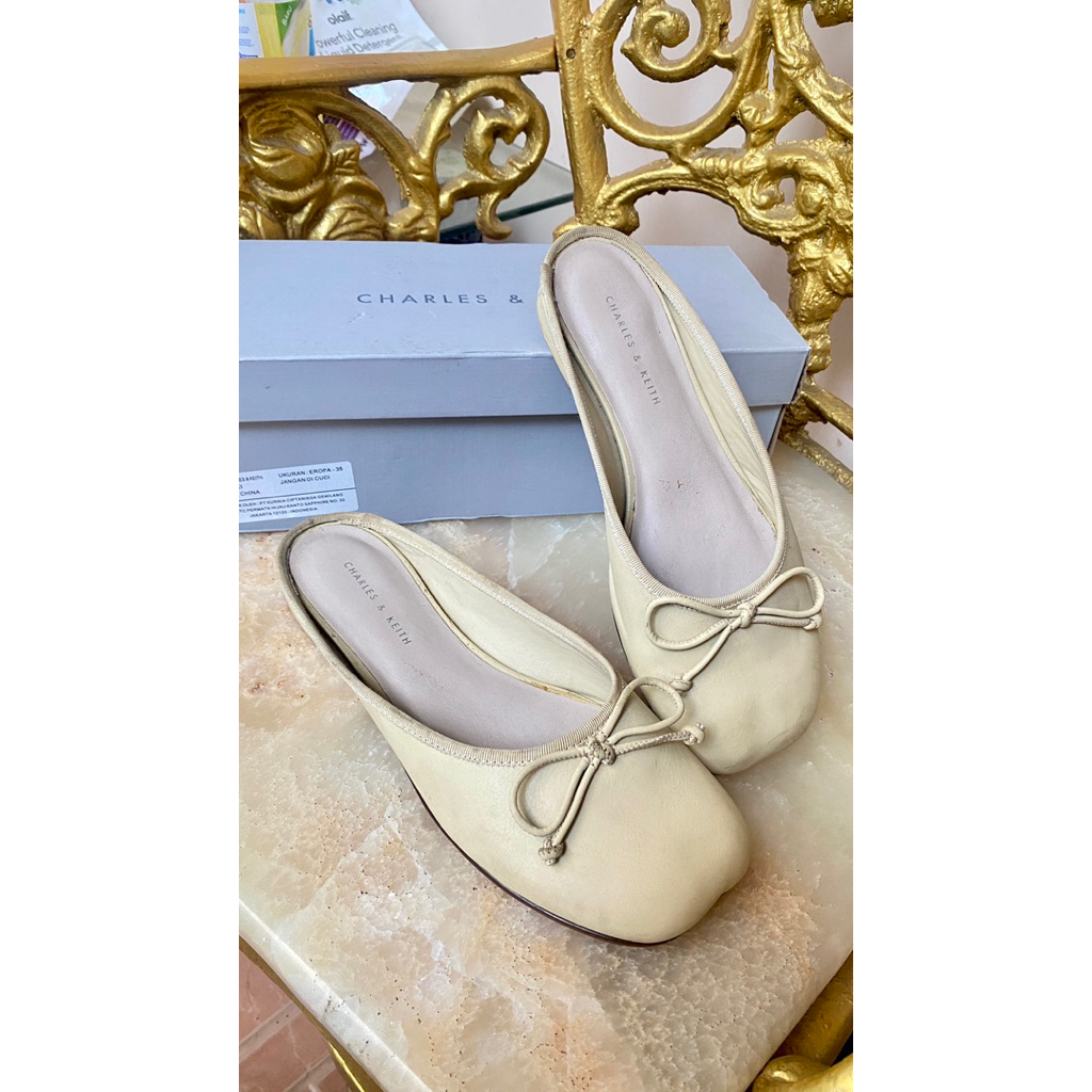 sandal mules charles keith preloved