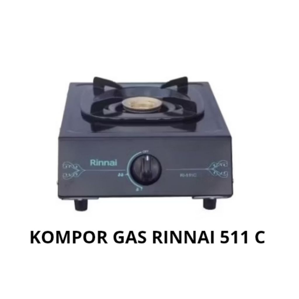 KOMPOR GAS RINNAI 511C / KOMPOR GAS RINNAI 1 TUNGKU