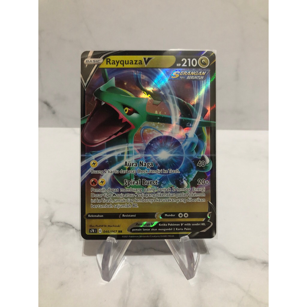 rayquaza V pokemon tcg indonesia