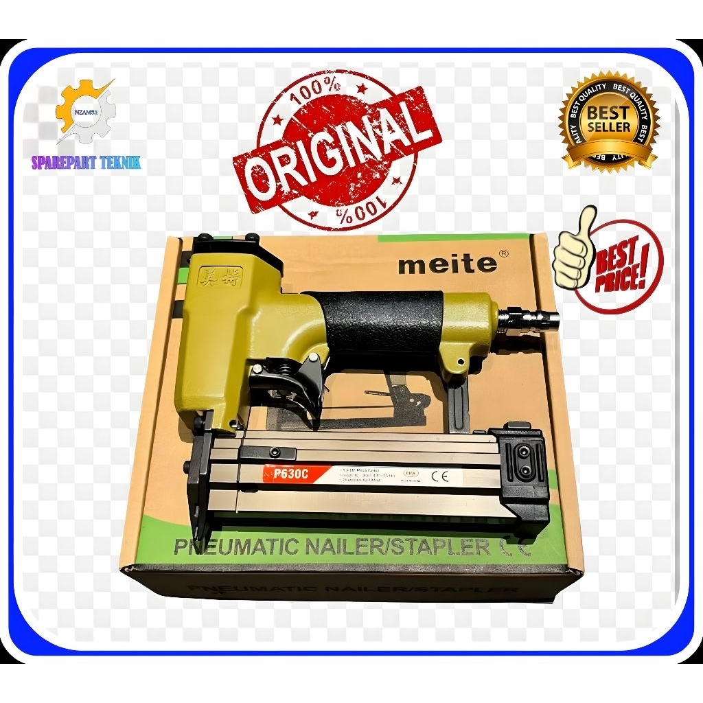 Meite P630C Airnailer Pinless Tin Pin Alat paku tembak angin Pneumaic MEITE Original