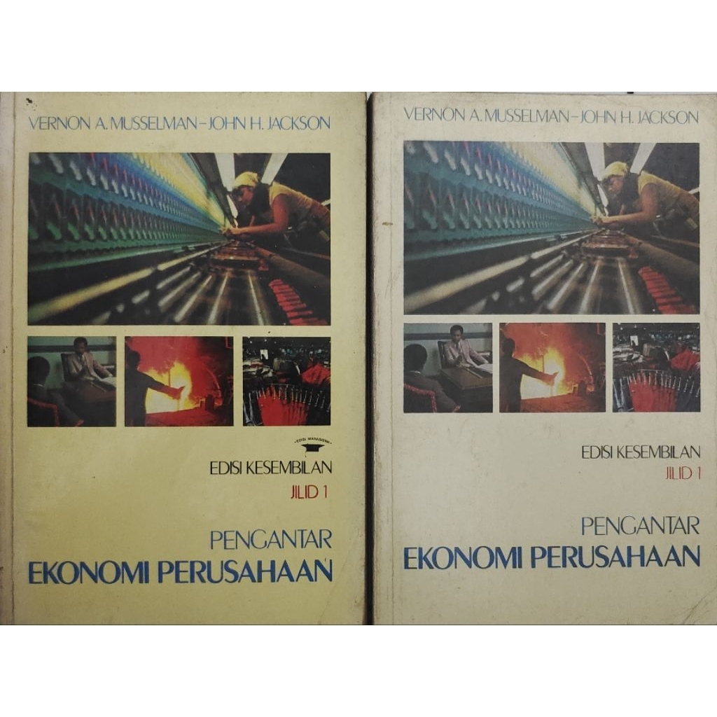BUKU PENGANTAR EKONOMI PERUSAHAAN JILID I EDISI KESEMBILAN VERNON/MUSSELMAN  BEKAS ORIGINAL