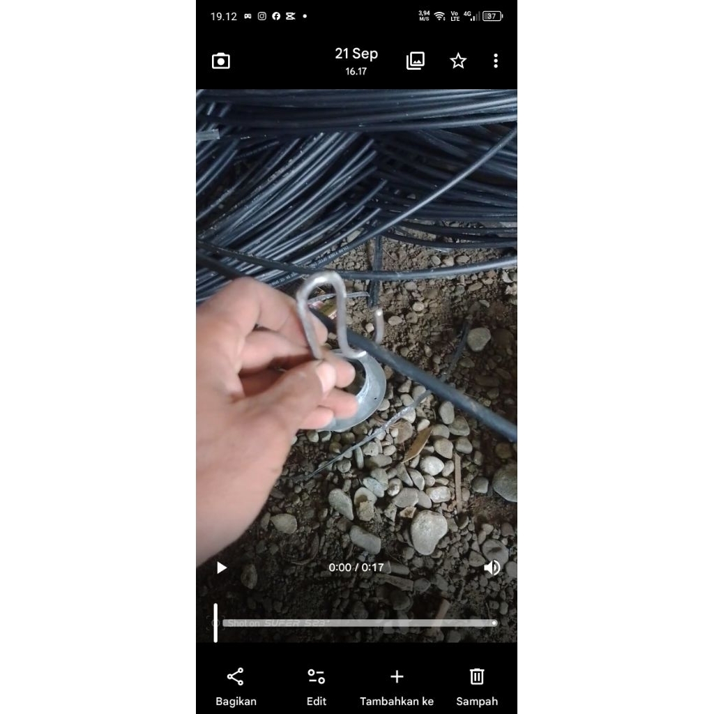 alat tarik kabel fiber optik