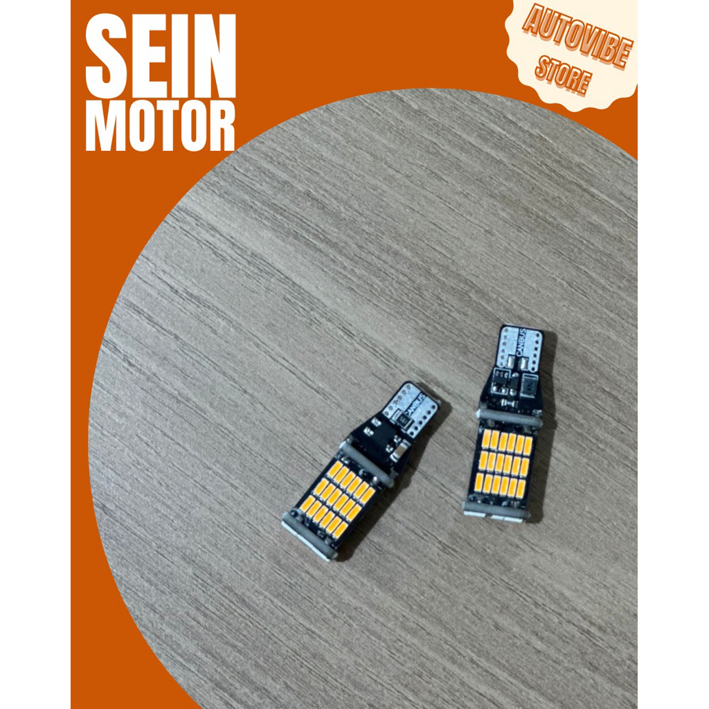 Lampu Sein Dajjal MOTOR | Sein Super Terang | 45 Mata LED Cocok Untuk Mobil