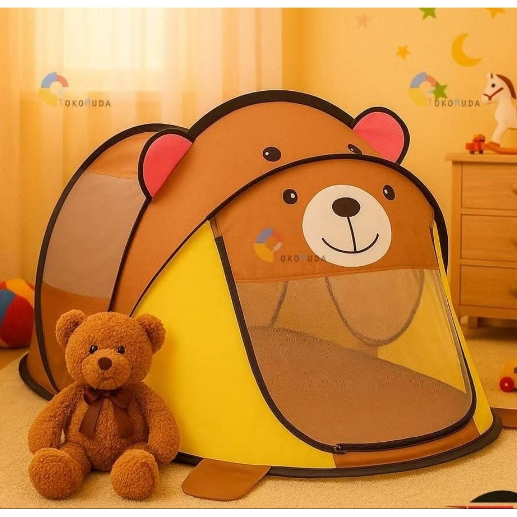 Tenda Anak Karakter,Tenda Camping |Tenda Karakter Animal Tenda Mainan anak