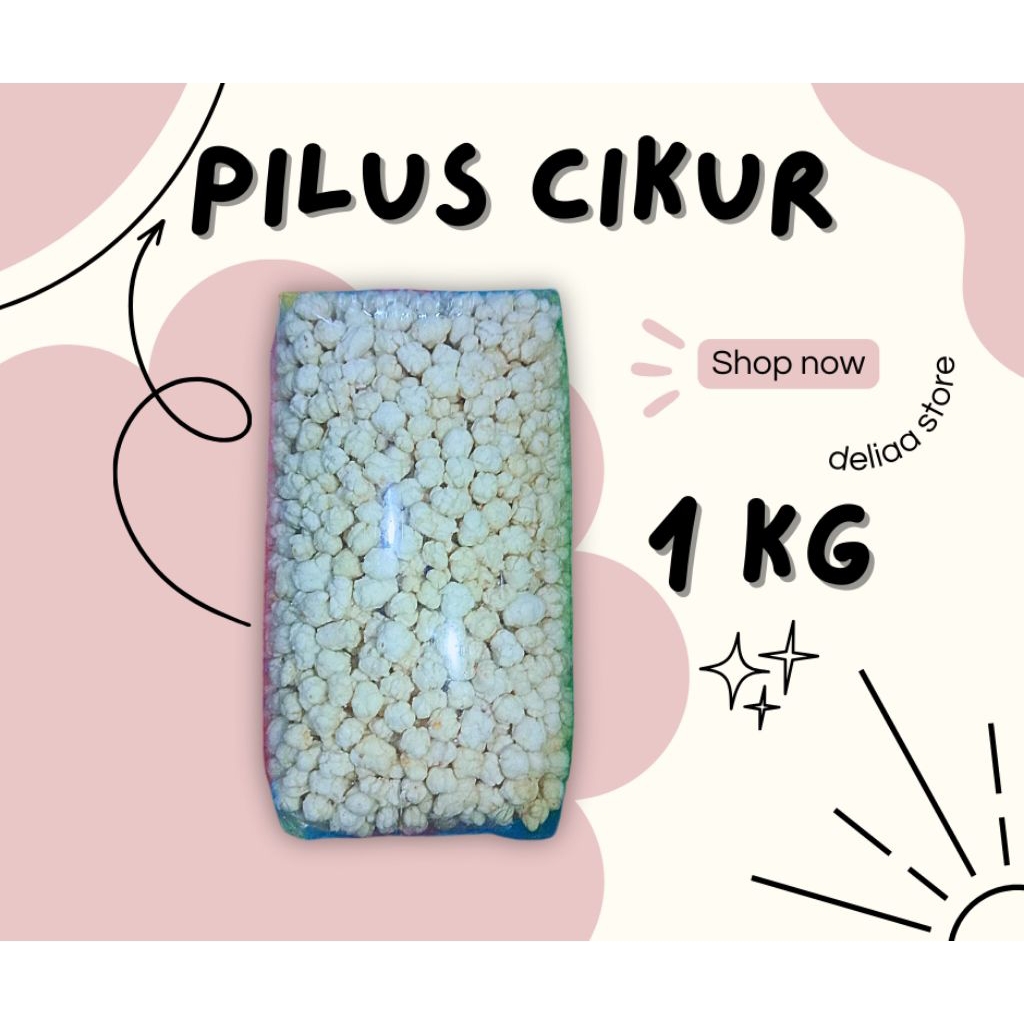

Pilus Cikur 1kg pilus kencur kriuk asin toping, makanan tradisional