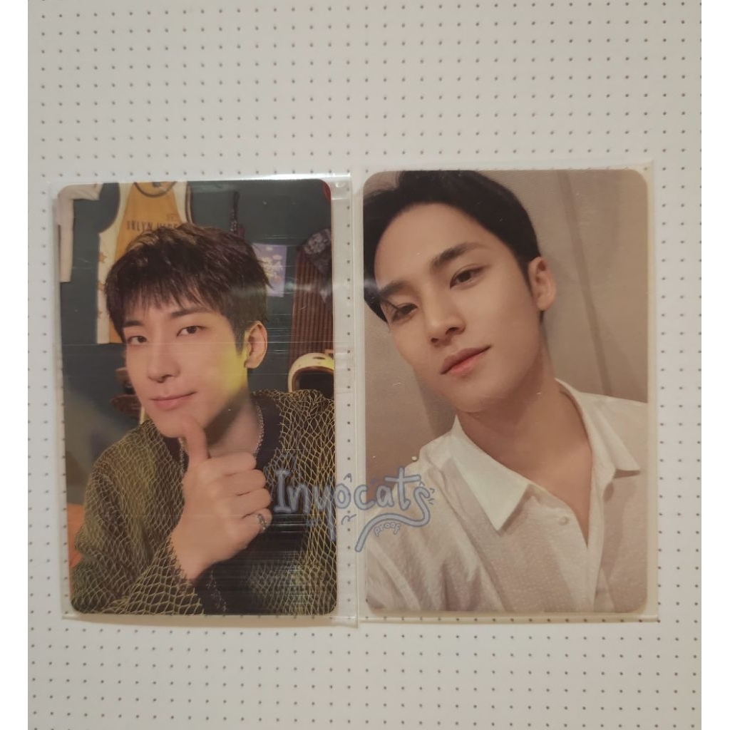 seventeen photocard mingyu wonwoo yzy god of music