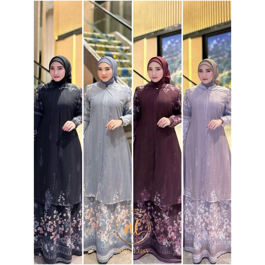ZELDA dress by New Lusy / gamis terbaru New Lusy zelda original
