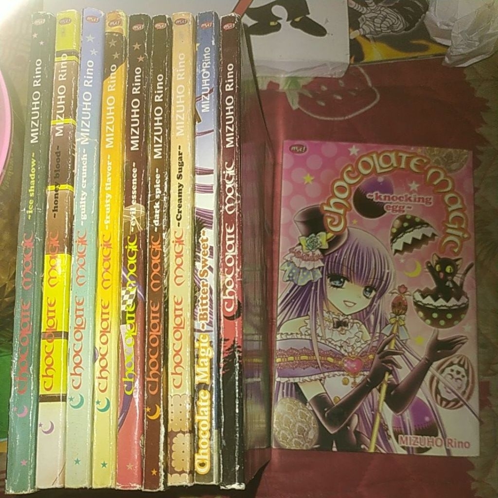 komik preloved set chocolate magic 10 komik