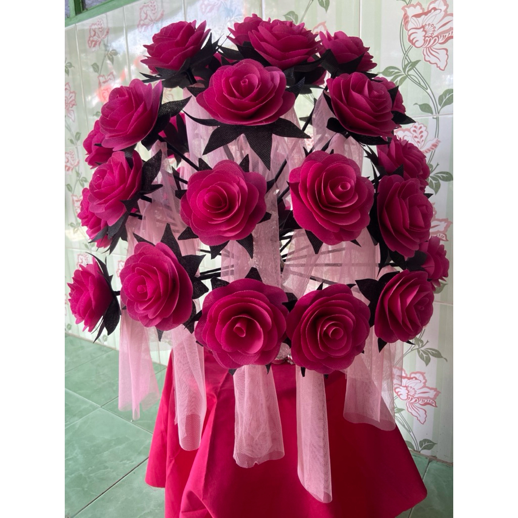 TEMPAT HIASAN BUNGA TELUR/BUAH UNTUK MAULID NABI/AQIQAH/SOUVENIR/KHATAMAN/PERNIKAHAN