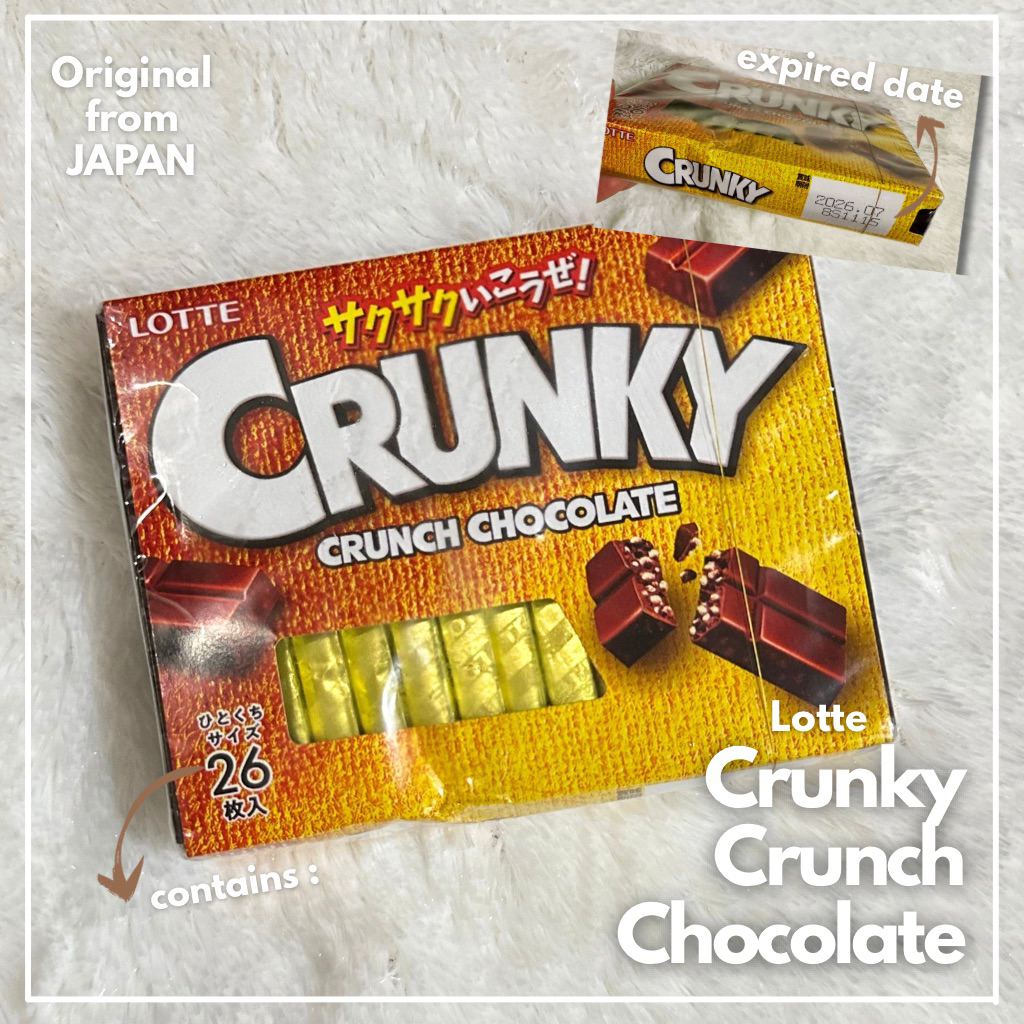 

Lotte Crunky Crunch Chocolate Japan