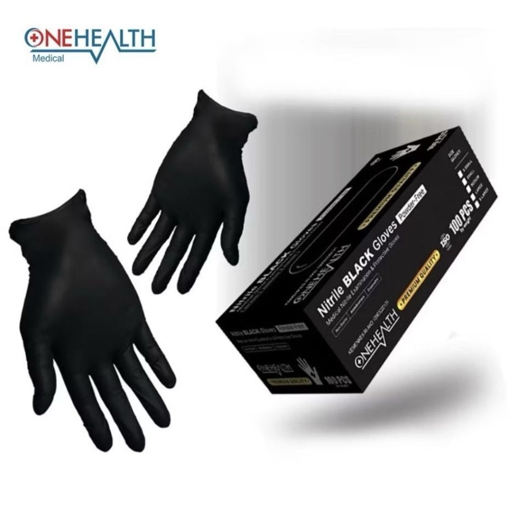 Nitrile Black / Handscoon Nitrile / Sarung Tangan Latex Hitam