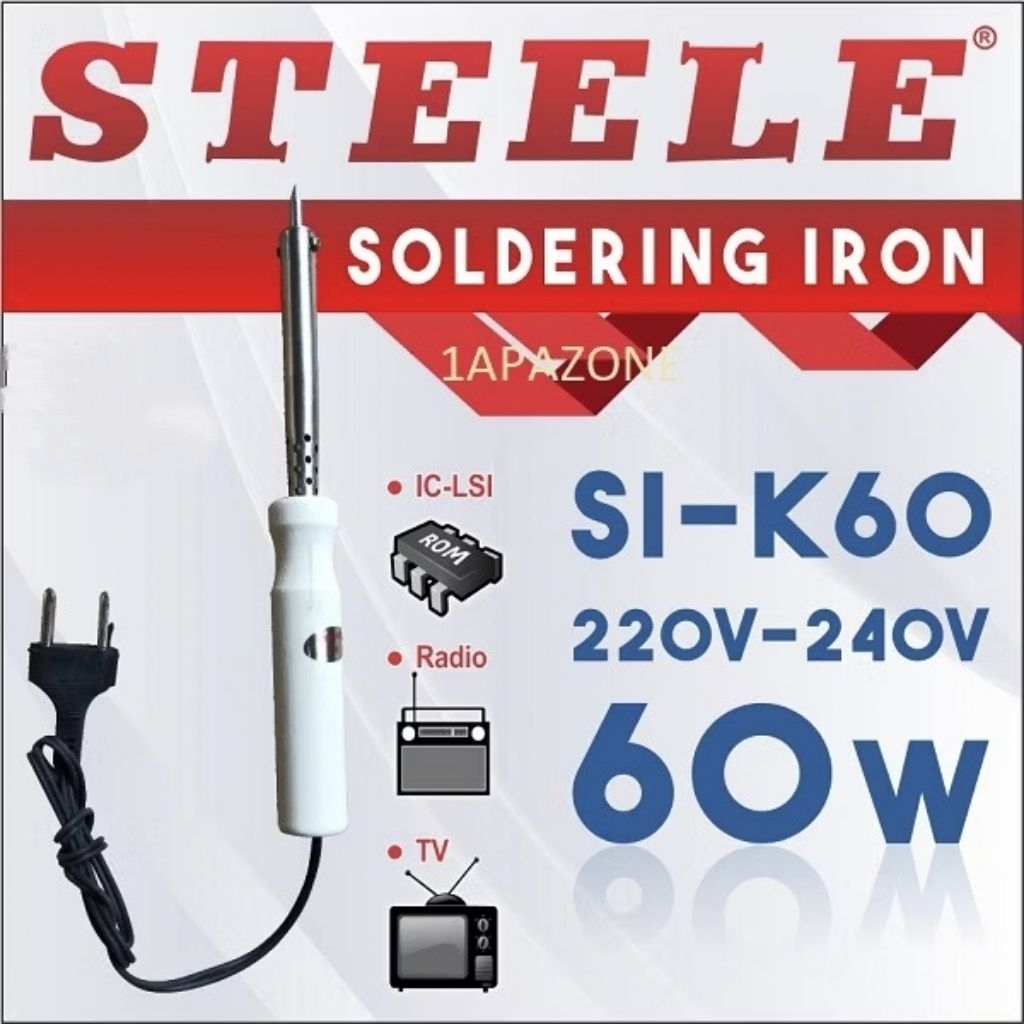 Solder Listrik 60 Watt + Timah