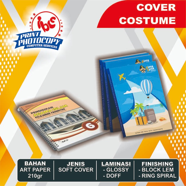 Jilid Buku Softcover Art Paper Laminasi Doff/Glossy Terlaris Termurah Indonesia