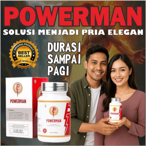 OBAT KUAT POWERMAN obatkuat besar dan kekar bikin tahan lama BPOM