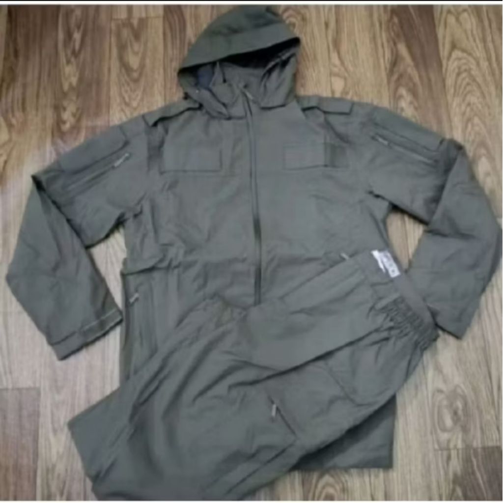 Jas Hujan Jatah Brimob warna Hijau / Raincoat Jatah Brimob / Jas Hujan Jatah Brimob Tebal