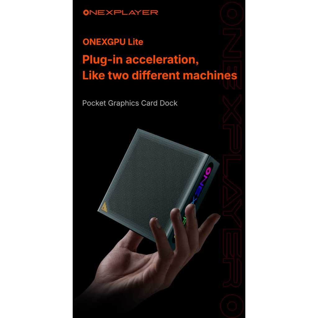 OXP OneXGPU Lite One XGPU Lite eGPU Portabel AMD Radeon RX 7600M XT The Smallest eGPU Portable