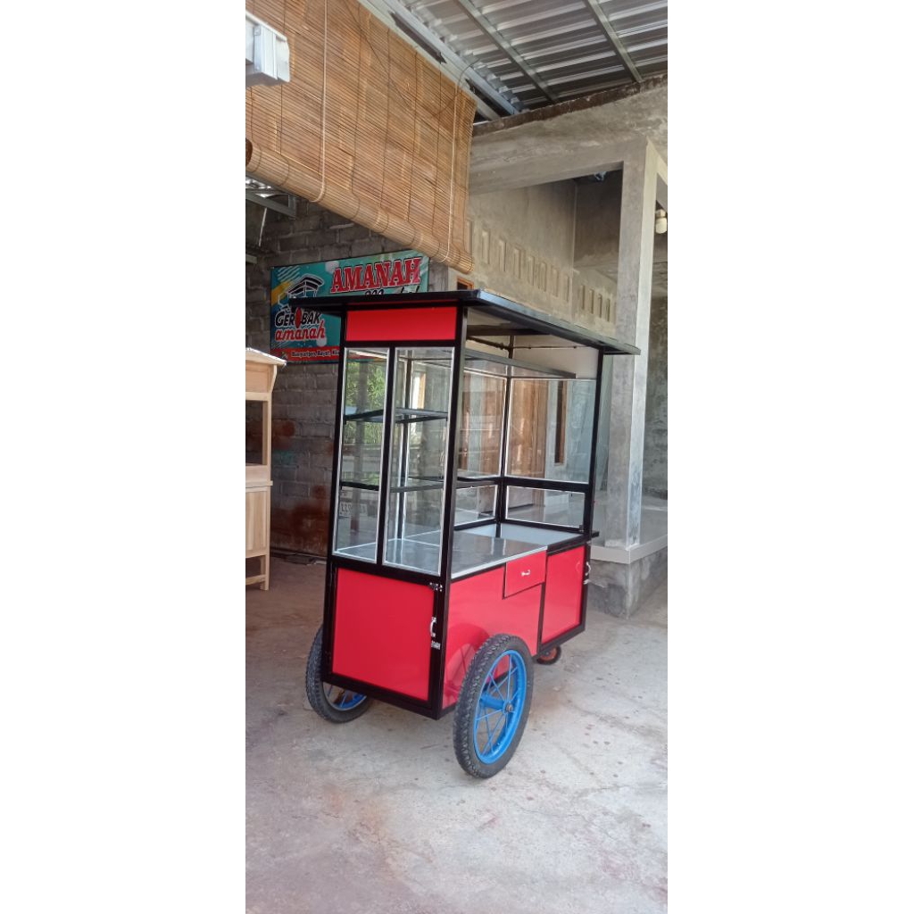 Gerobak gorengan, gerobak martabak, gerobak kuliner