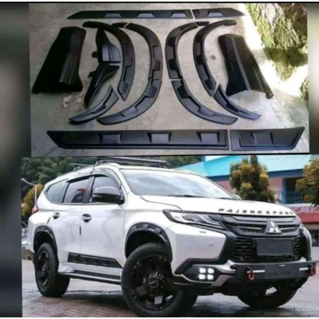 cover body over fender all-new pajero sport