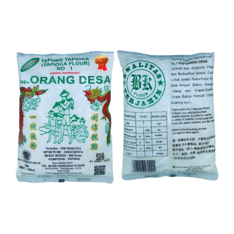 Cap Orang Desa Tepung Tapioka  500Gr