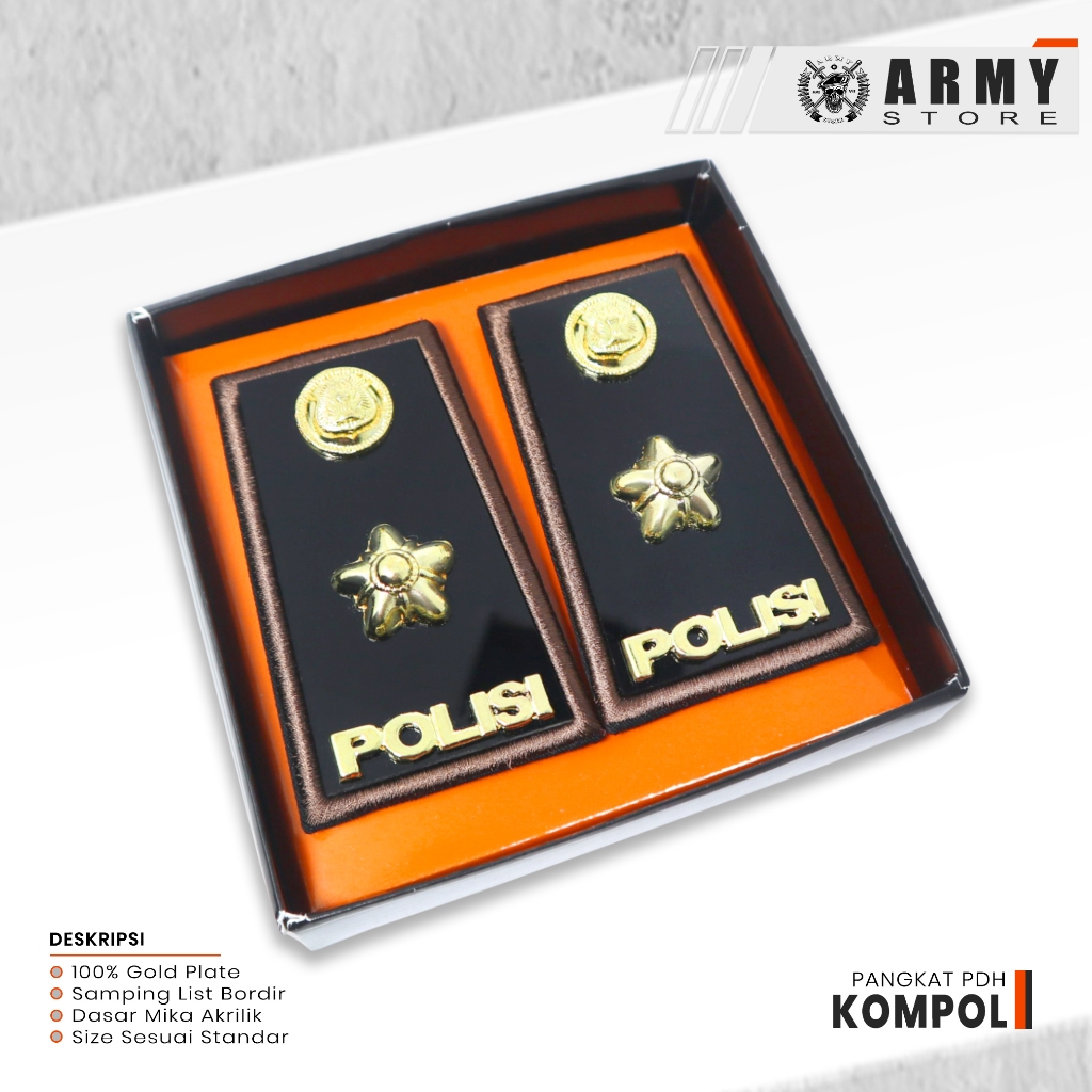 PANGKAT PDH KOMPOL POLISI / PANGKAT POLRI