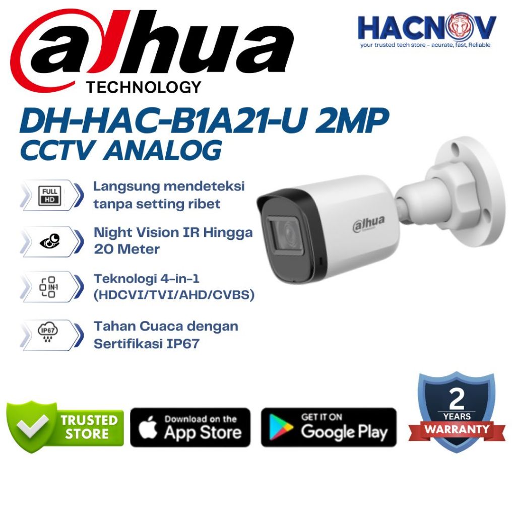 DAHUA B1A21 U CCTV Camera CCTV DH HAC B1A21 U analog camera