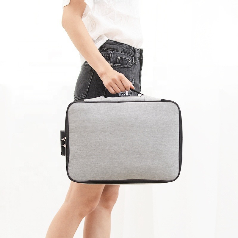 Tas Laptop Dokumen Kuat Penyimpanan Dokumen Sekat Card Holder Tas Jinjing Laptop Kuliah Kerja premiu