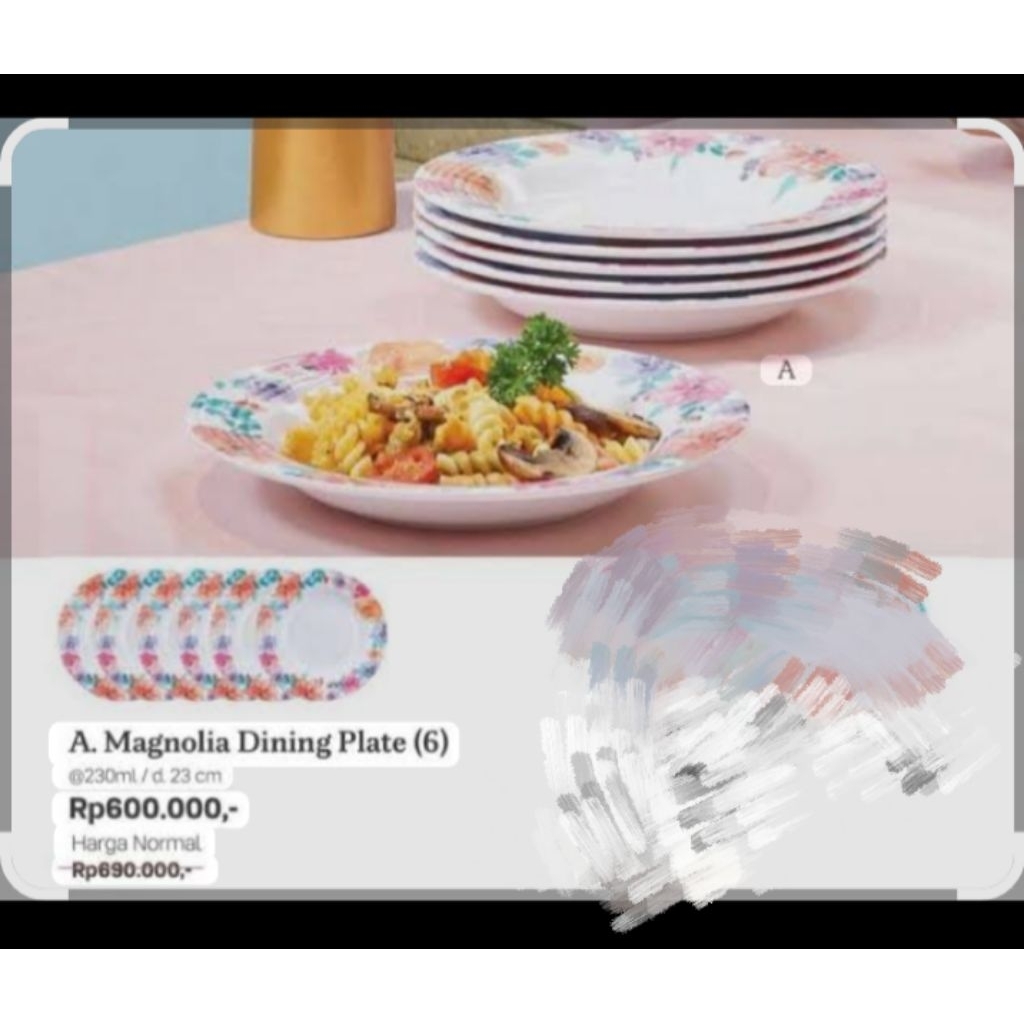 Magnolia Tupperware melamin