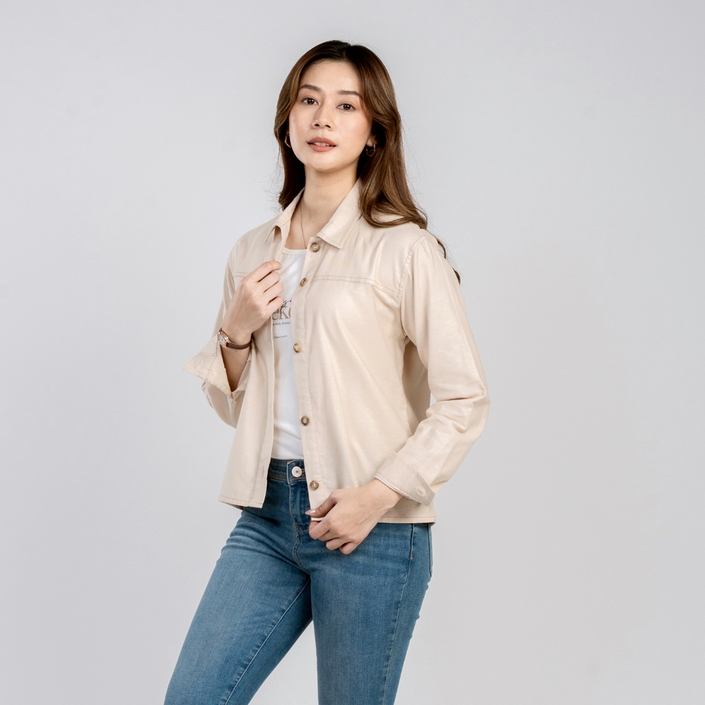 C2 Hazrel Khaki Set Pieces Wanita