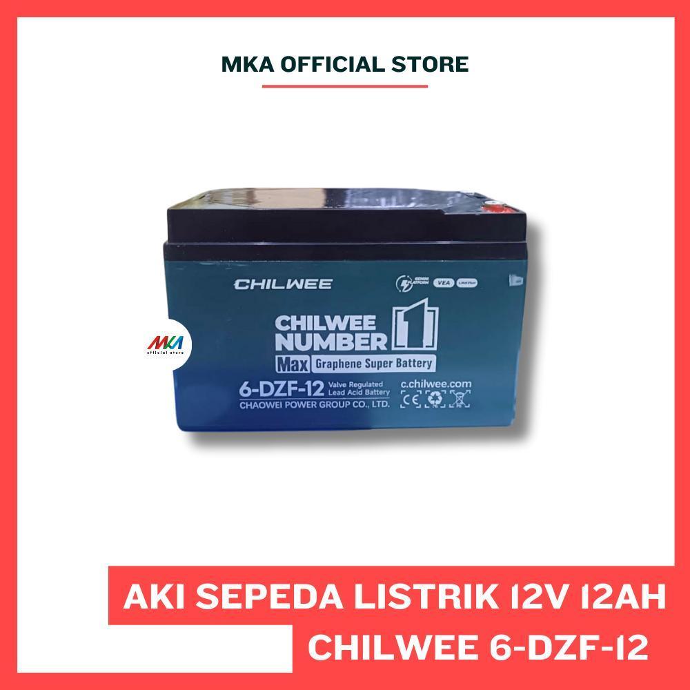 Aki Sepeda Listrik CHILWEE 6-DZF-12 / 6DZF12 - Baterai Sepeda Listrik ; 12V - 12AH