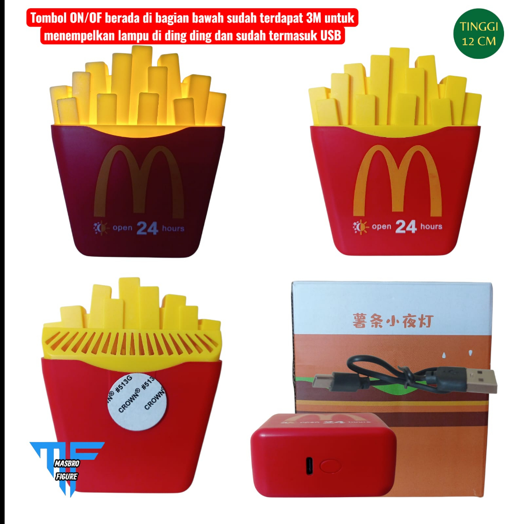 Lampu Kentang goreng Mcdonald's Mcdonald's french fries Light