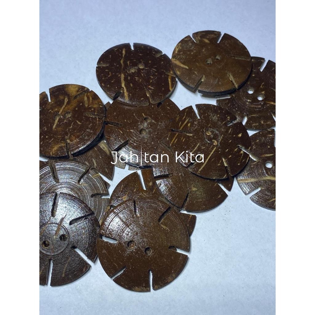 KANCING BATOK PERNIS MOTIF BUNGA 100 PCS
