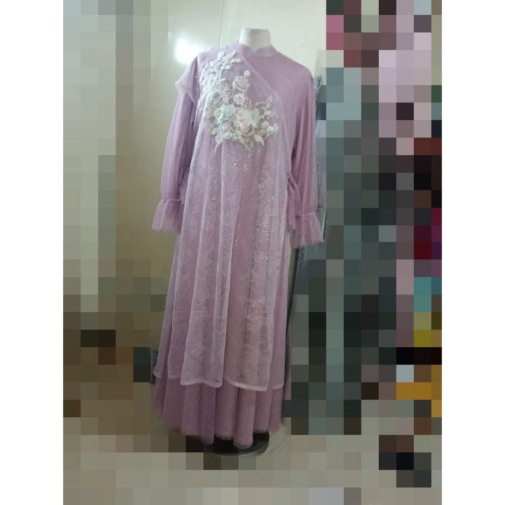 Gamis Dusty Purple Preloved