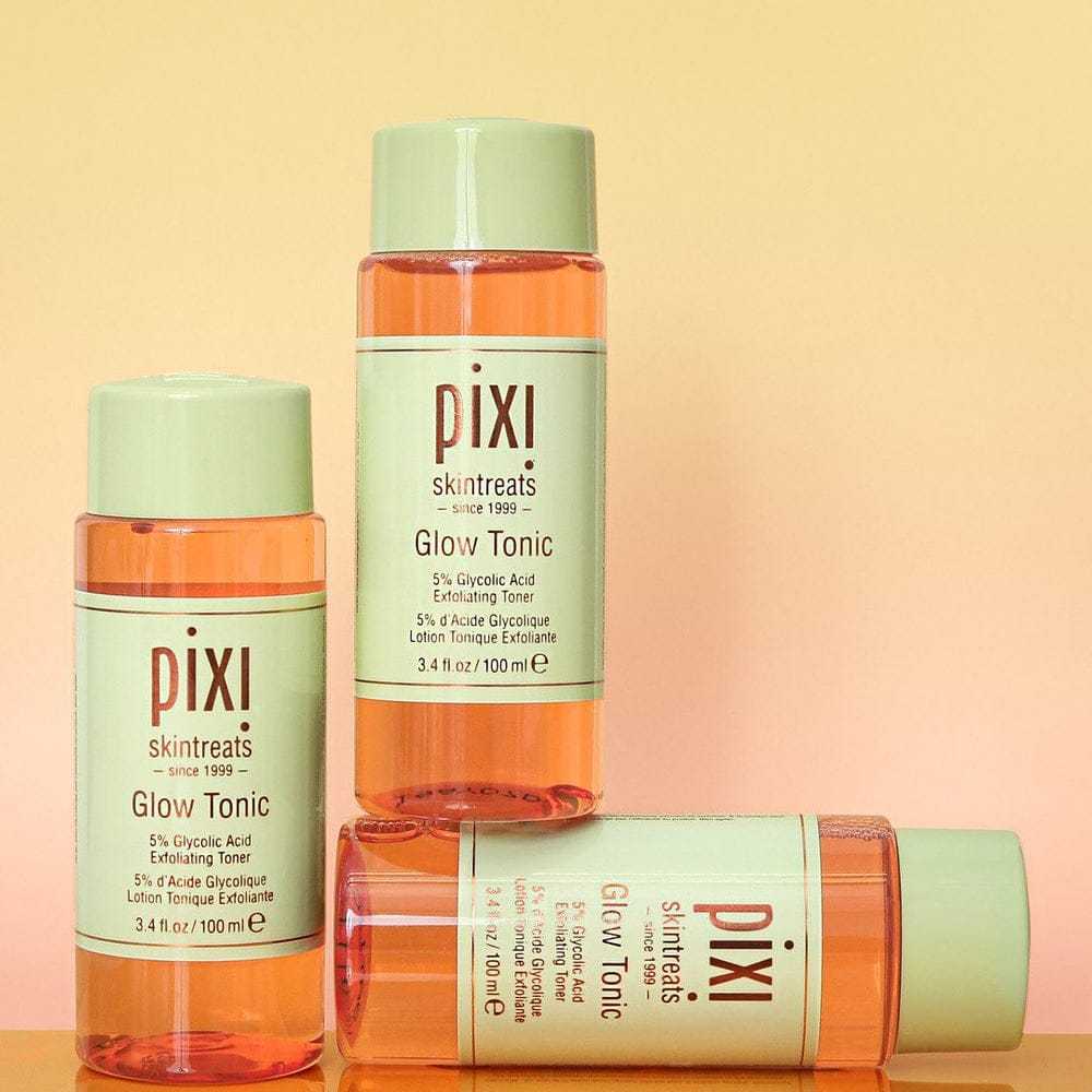 PIXI Glow - Retinol - Vitamin-C Tonic Toner  Pixi Glow Tonic 5% Glycolic Acid Exfoliate Toner