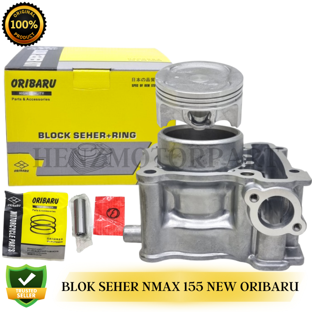 BLOK BLOCK SEHER BLOK SEHER NMAX NEW CYLINDER KIT BLOK SET NMAX 155 NEW ORIBARU