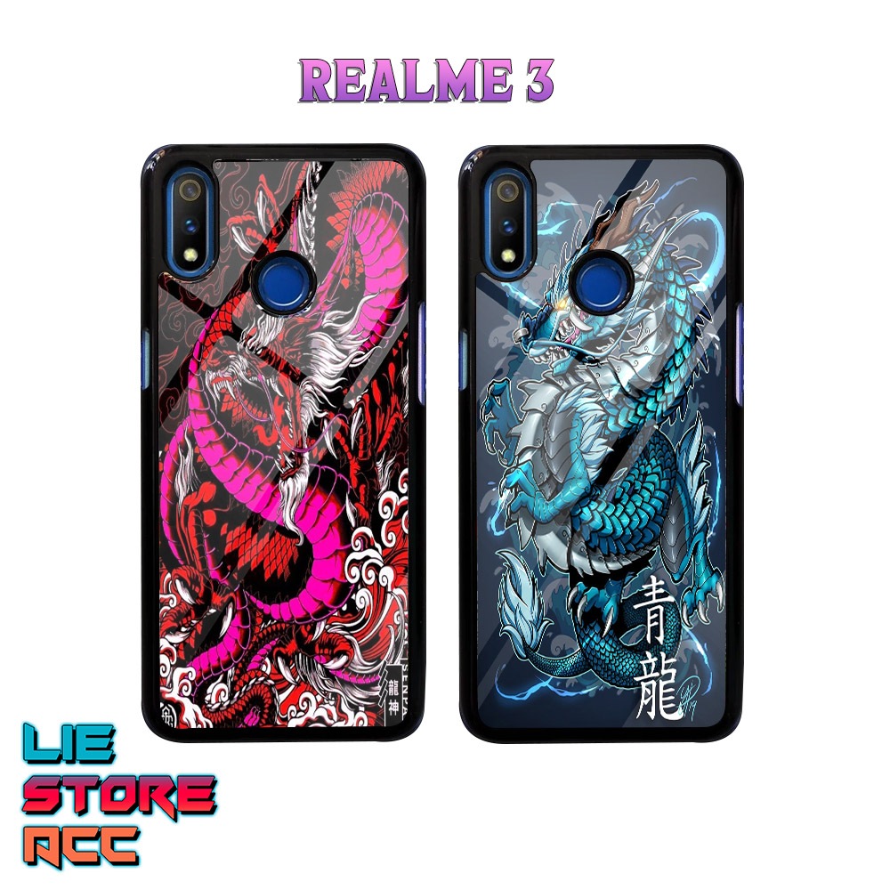 Case Realme 3 Case Hp Realme 3 Premium Glossy liestore_acc Casing [ Naga ] Casing Hp Realme 3 Aesthe