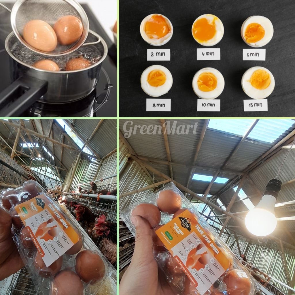 

Telur ayam rebus frash segar langsung dari kandang isi 10 butir bisa pilih tingkat kematangan tanpa bahan pengawet