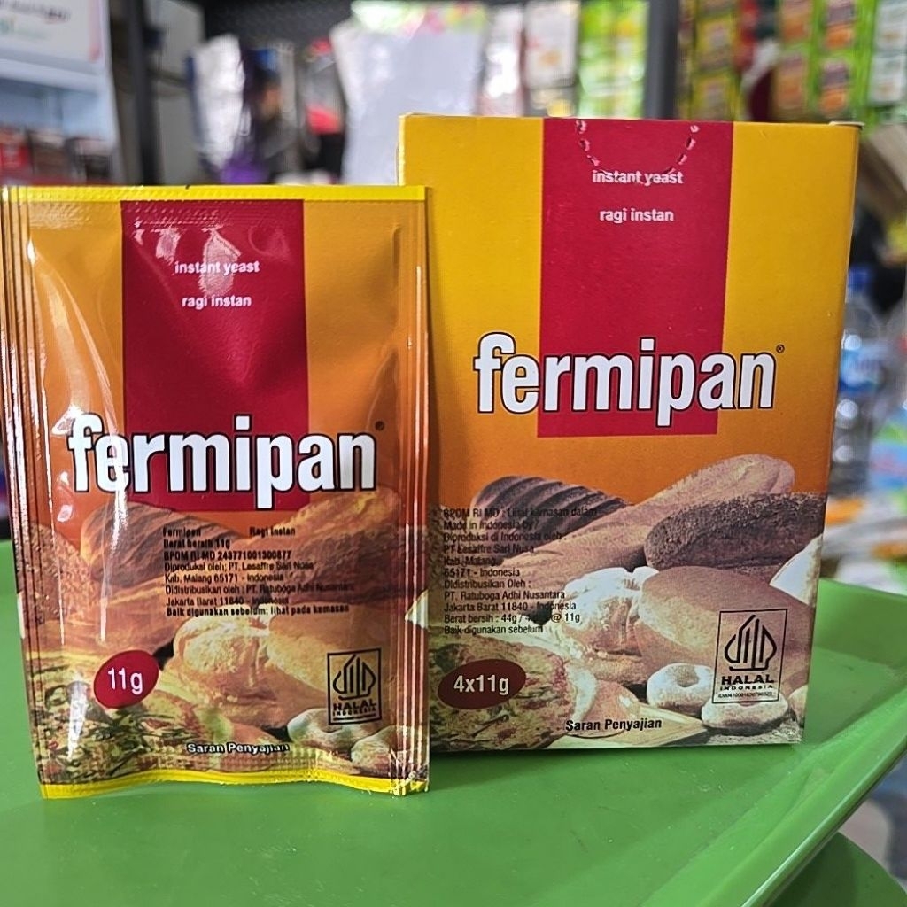 Fermipan ,Ragi intsan ragi donat & roti