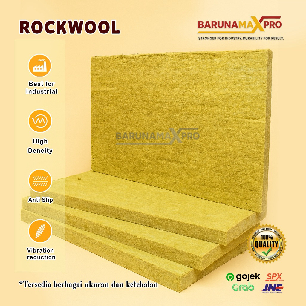 Rockwool board peredam suara / insulation rockwool KARUNGAN
