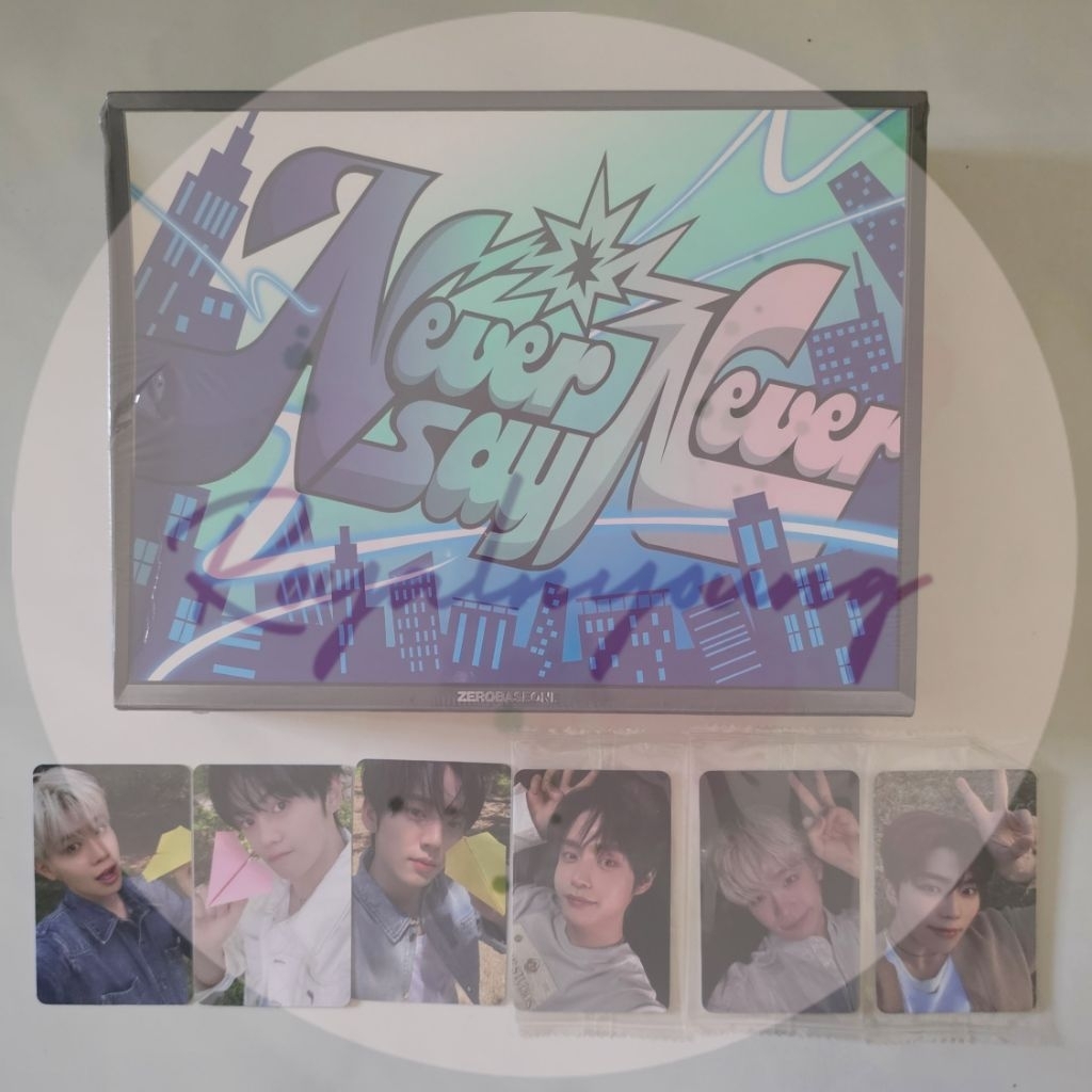Album ZB1 ZEROBASEONE - NEVER SAY NEVER (ICON ver.) × Ktown4u Jiwoong Taerae Gyuvin